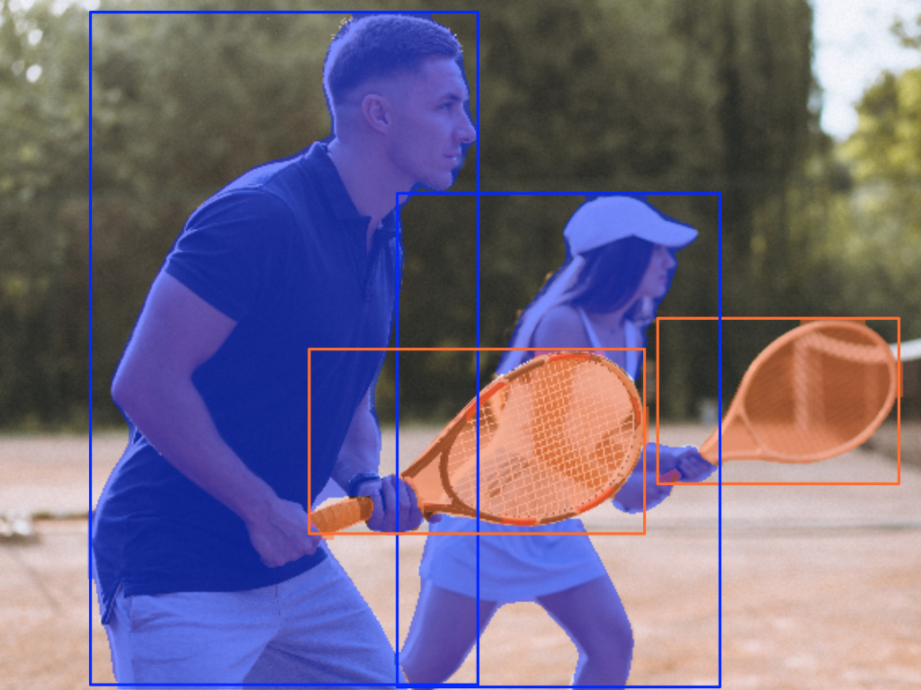 segmentation and detection - tennis