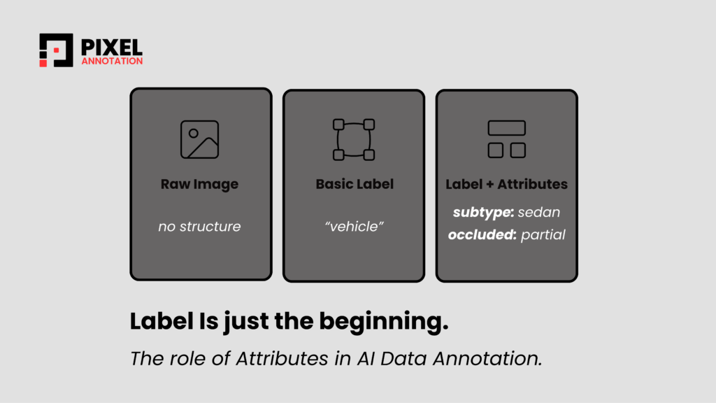 The Role of Attributes in Adding Context Beyond the Basic Label